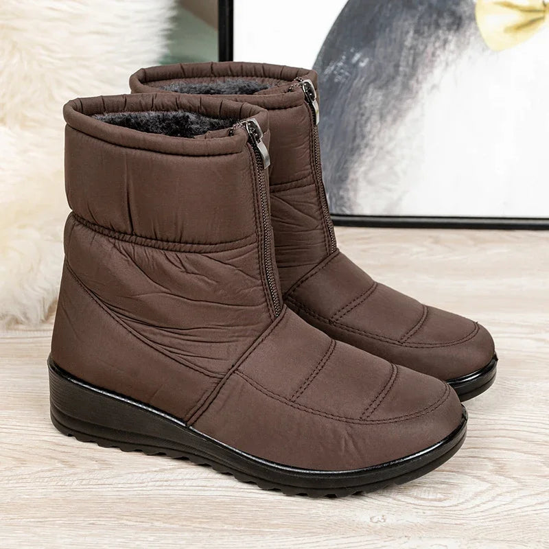 Bota Feminina de Inverno Peluciada Impermeável - Luana