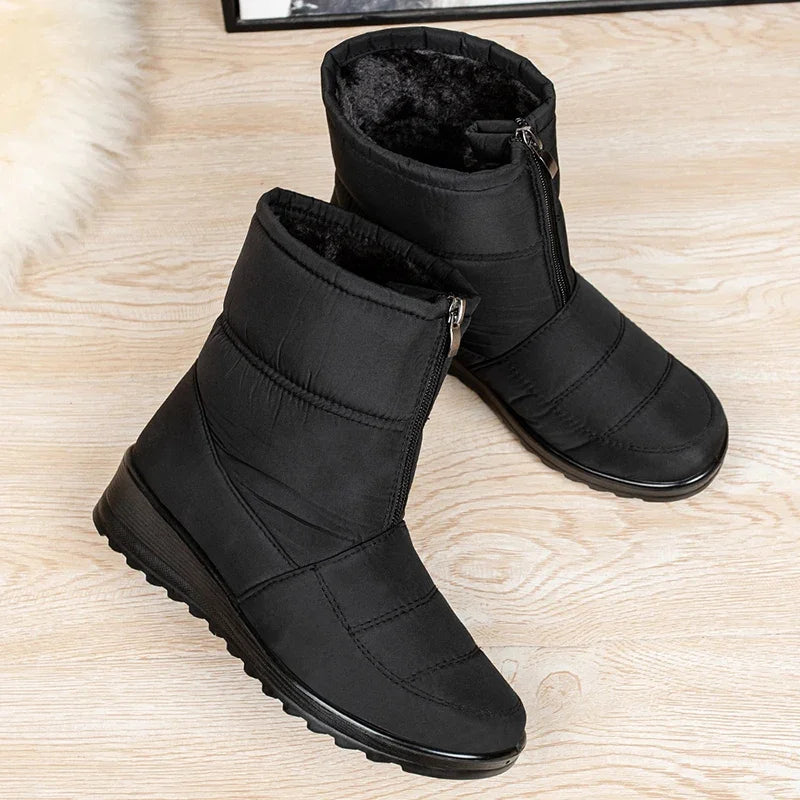 Bota Feminina de Inverno Peluciada Impermeável - Luana