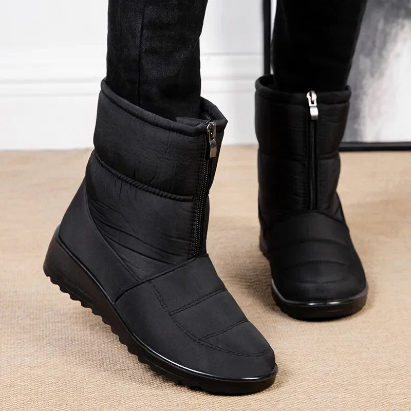 Bota Feminina de Inverno Peluciada Impermeável - Luana