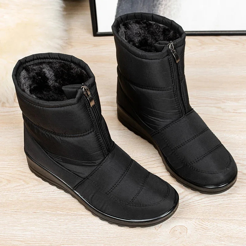 Bota Feminina de Inverno Peluciada Impermeável - Luana