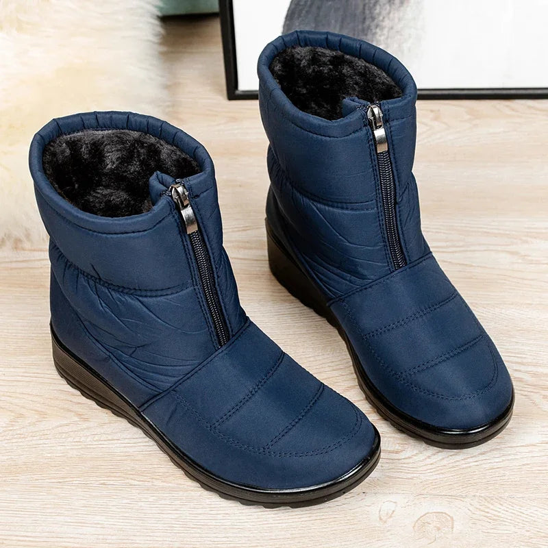 Bota Feminina de Inverno Peluciada Impermeável - Luana